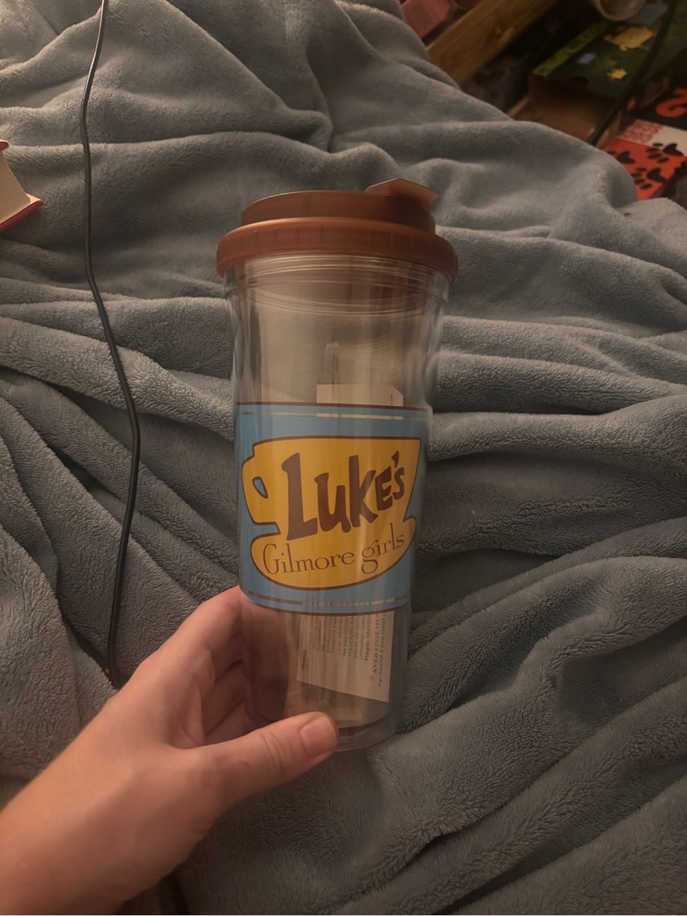 Gilmore Girls "Luke's" Brown Lid Travel Tumbler
